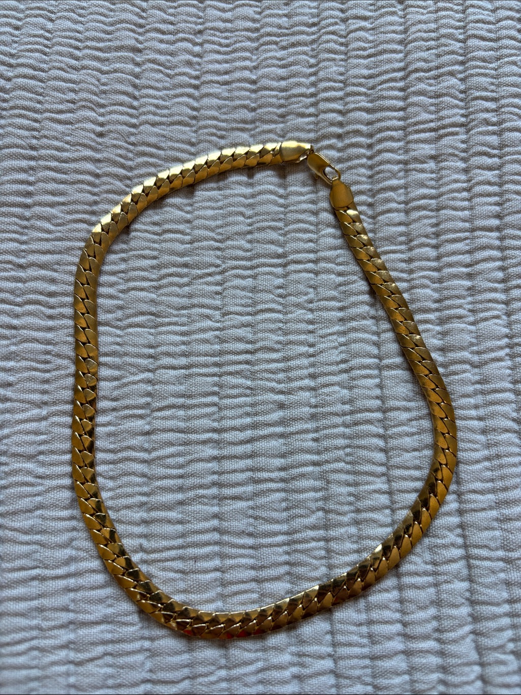 Gold Chain Necklace - Classic Women's Statement Necklace
